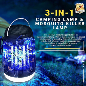 Portable Electronic Insect Zapper with UV Light