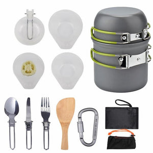 Camping Cookware Set 13 in 1 Bundle